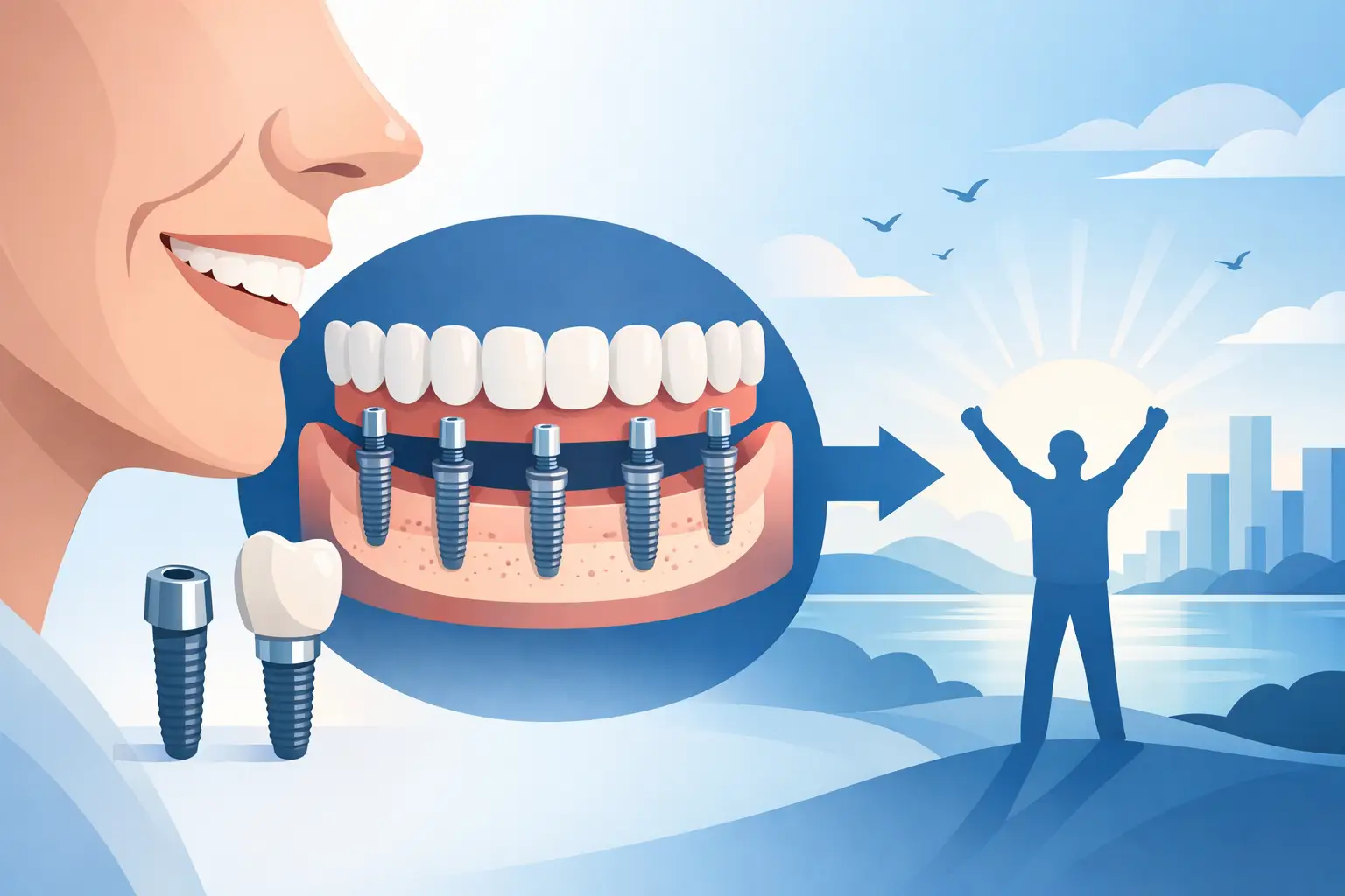 Full Arch Implant Case Study: A New Start