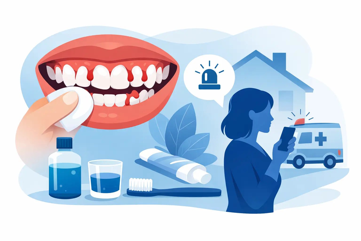 How to Stop Bleeding Gums at Home and When to Call